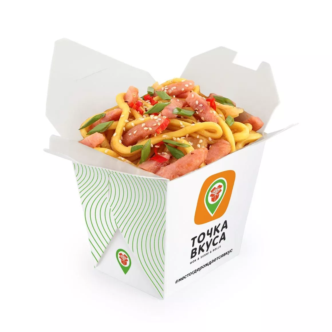 Заказать лапшу WOK (ВОК) в Сургуте на дом, доставка коробочек WOK «Точка  Вкуса»